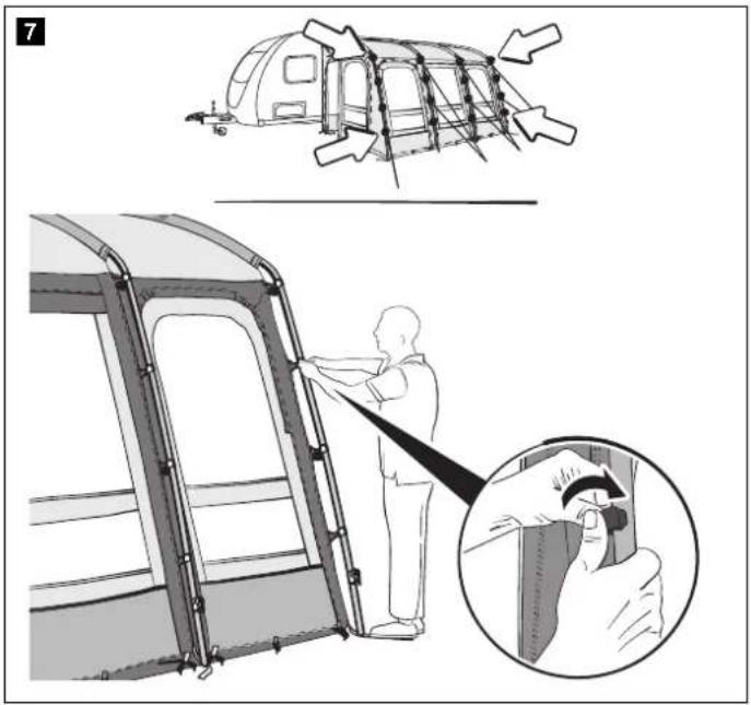 DOMETIC Rally Pro 200 - TENTS &amp; EQUIPMENT POLED AWNING TENTS - 8