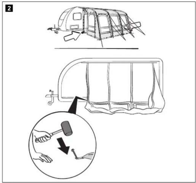 DOMETIC Rally Pro 200 - TENTS &amp; EQUIPMENT POLED AWNING TENTS - 3