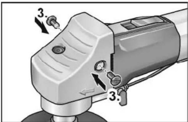 Flex LE 12-3 100 WET - Desmontar la manija estribo - 2