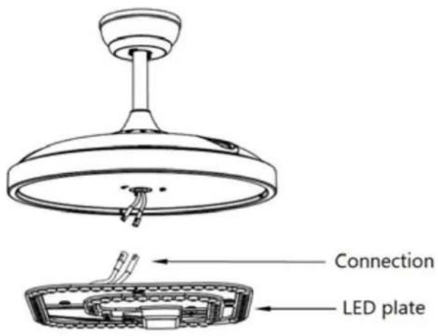 Orbegozo CP 137105 - LAMP INSTALLATION - 1