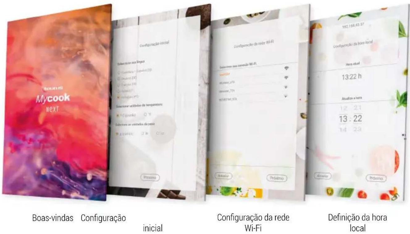 TAURUS Mycook Next - Mycook Next arranque e configuração inicial - 1