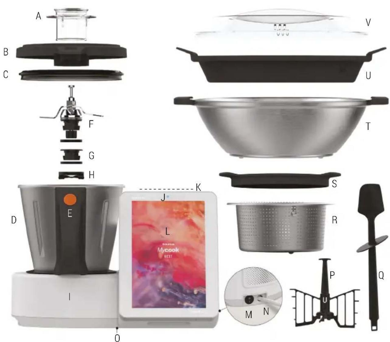 TAURUS Mycook Next - Contingut de la caixa: màquina i accessoris - 1