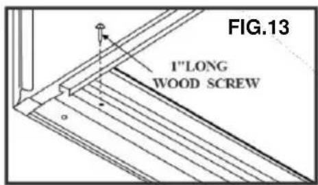 FIG.13 1"LONG WOOD SCREW