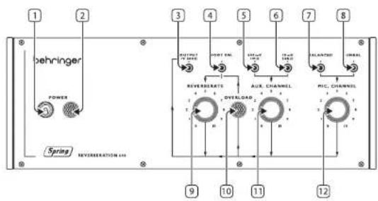 BEHRINGER Spring Reverberation 646 - GARANTIE LIMITÉE - 2