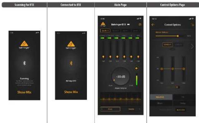 BEHRINGER B1X - Control de la Aplicación Show Mix - 3