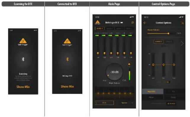 BEHRINGER B1X - Setting Up the Show Mix App Connection - 18
