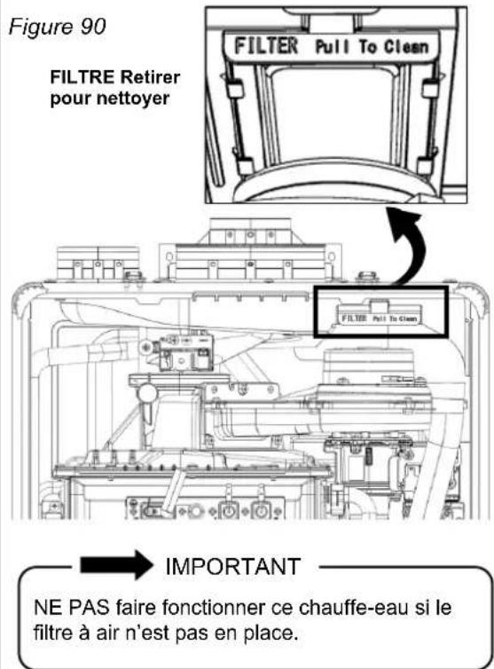 Rinnai RX180iN - Retirer le panneau avant: - 1