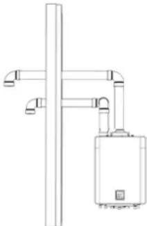 Rinnai RX160iN - Ventilation directe (Conduits jumelés) - 5