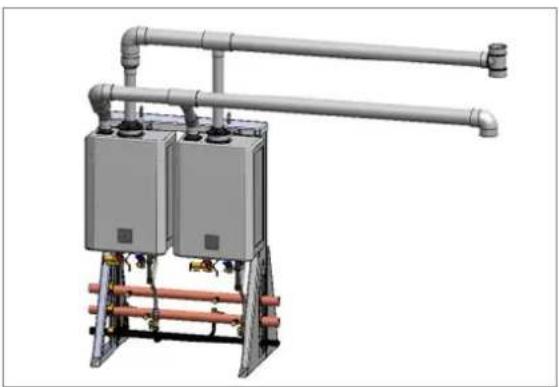 Rinnai RX160iN - Évacuation Commune (appareil en intérieur uniquement. Ventilation directe et ventilation indirecte/air ambiant) - 1