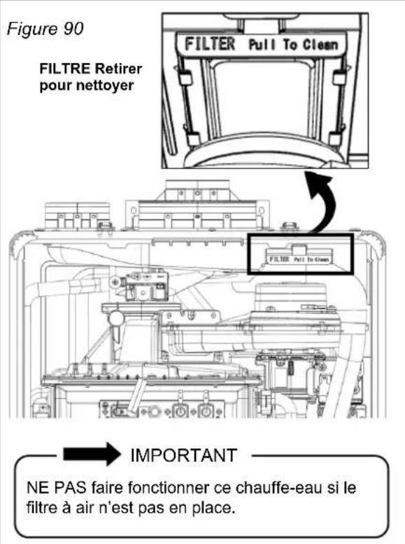 Rinnai RX160iN - Retirer le panneau avant: - 1
