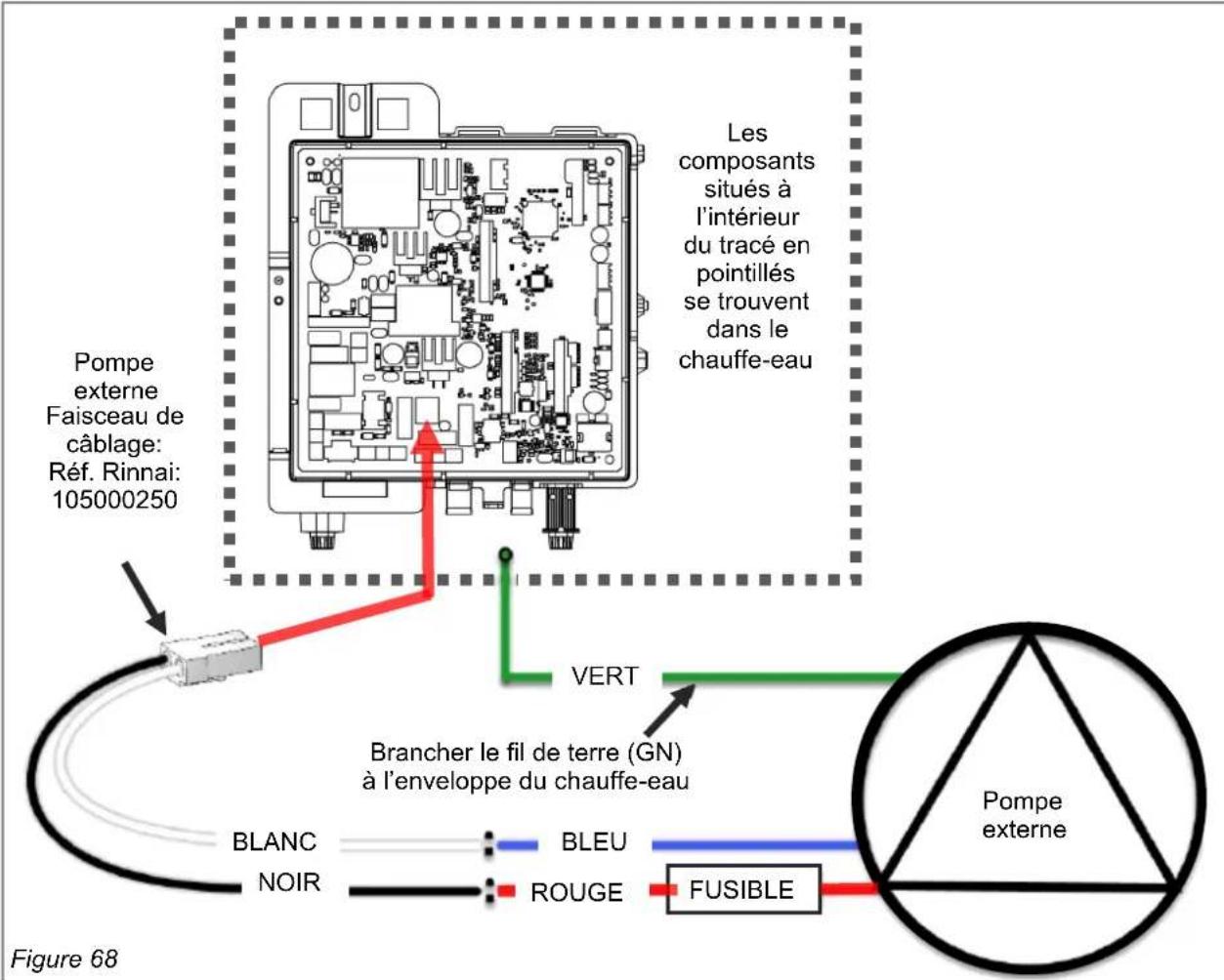 Rinnai RX160iN - Pompe externe avec Circ-Logic - 1
