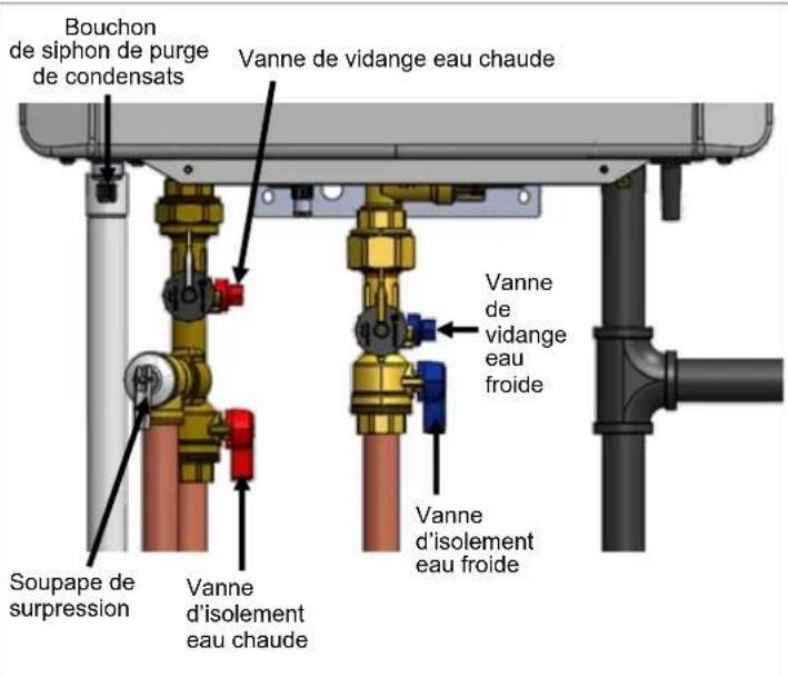 Rinnai RX160iN - Lorsque le chauffe-eau ou les conduites extérieures ont gelé: - 1