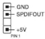 ASUS PRIME B650M-R - Port de sortie S/PDIF - 1