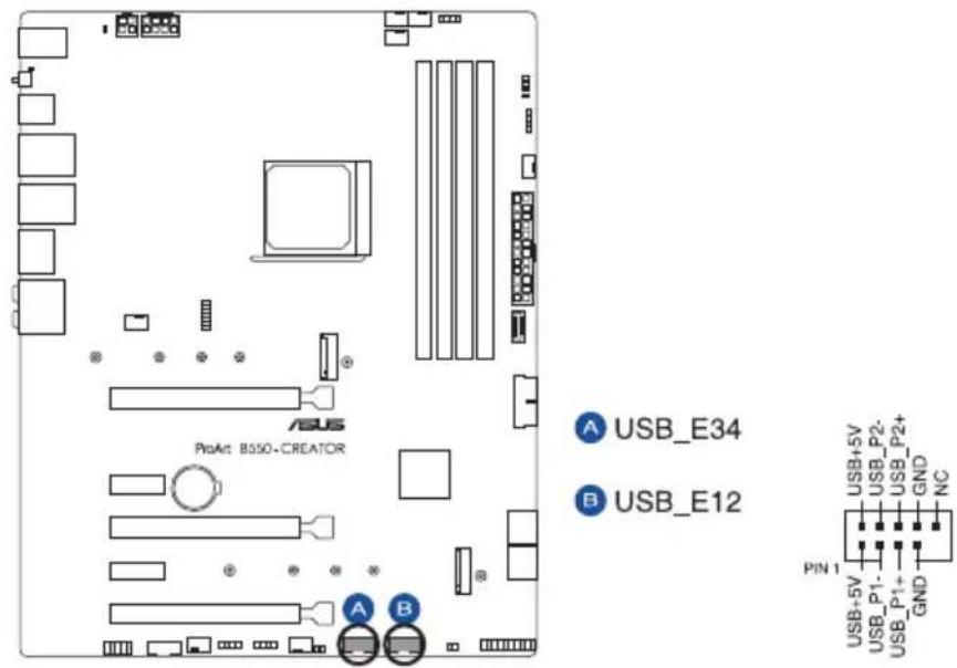 ASUS ProArt B550-CREATOR - Connecteur USB 2.0 - 1