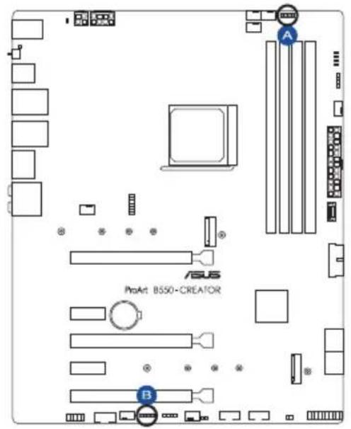 ASUS ProArt B550-CREATOR - Connecteur AURA RGB - 1