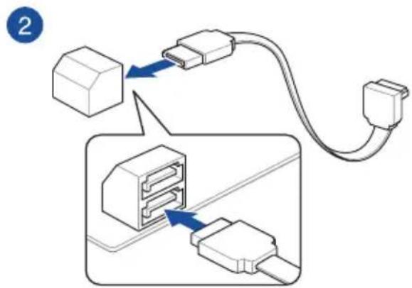 ASUS ProArt B550-CREATOR - Connexion de périphériques SATA - 2
