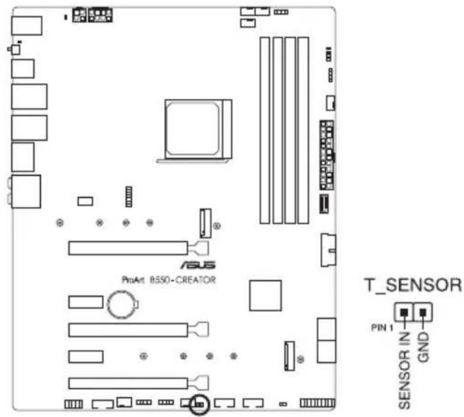 ASUS ProArt B550-CREATOR - Connecteur pour capteur thermique - 1