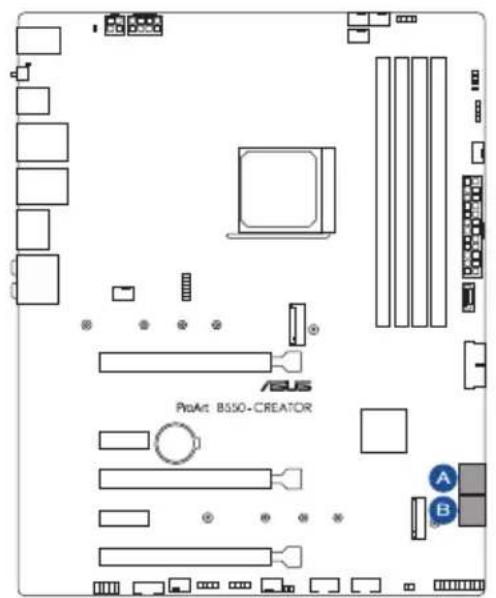 ASUS ProArt B550-CREATOR - Connecteur SATA 6Gb/s - 1
