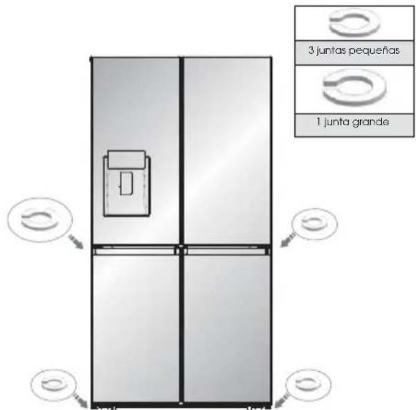 HISENSE RQ760N4SBFE - Alinear las Puertas (si fuera necesario) - 1