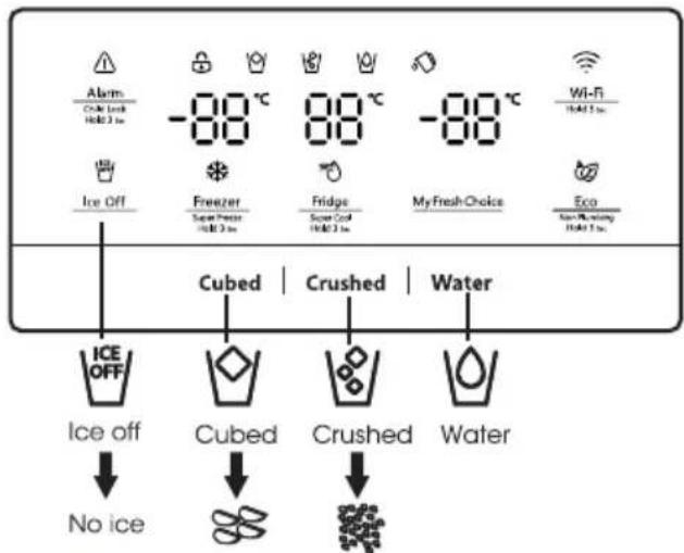 HISENSE RQ760N4SBFE - Getting cold water and ice - 1