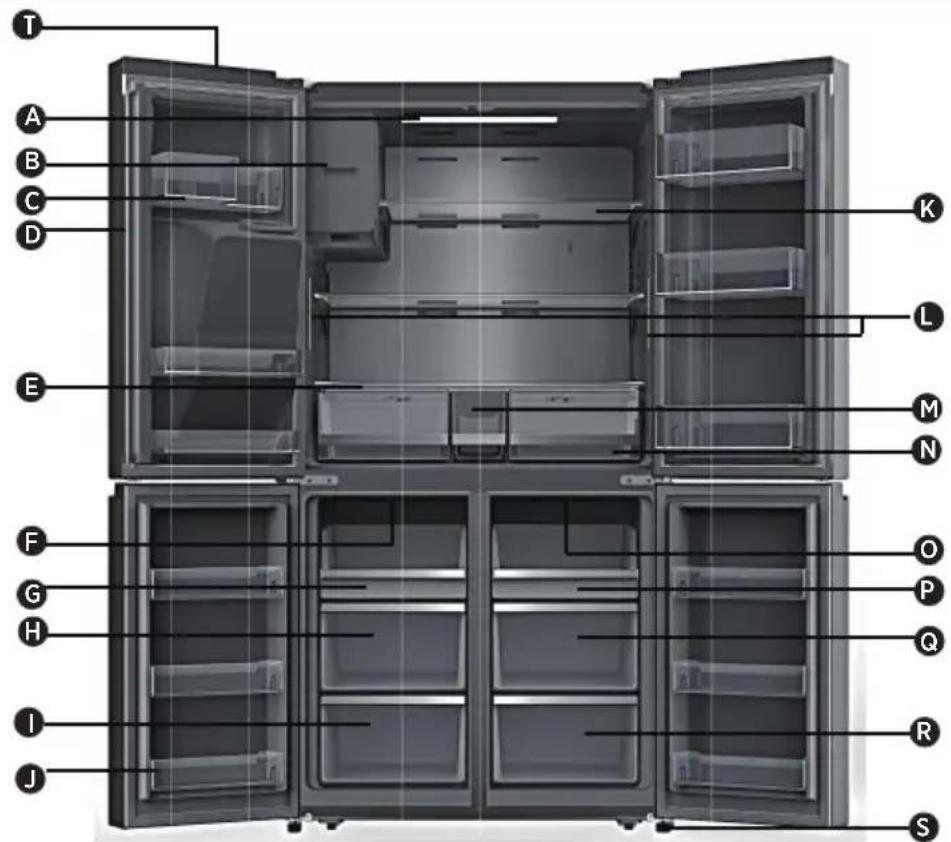 HISENSE RQ760N4SBFE - Peças e Recursos - 1