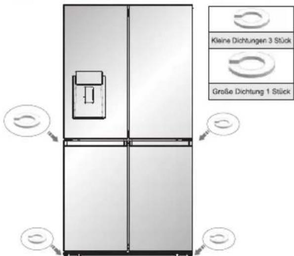 HISENSE RQ760N4SBFE - (Falls nötig) Richten Sie die Türen aus - 1