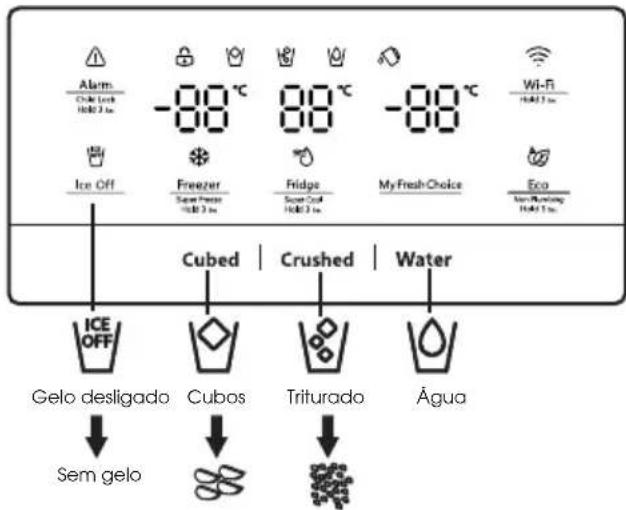 HISENSE RQ760N4SBFE - Obter água fria e gelo - 1
