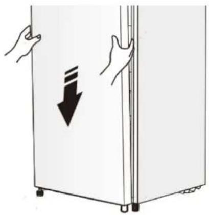 HISENSE RL415N4AWC - Reversing the door - 11
