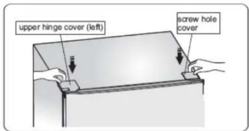 HISENSE RL415N4AWC - Reversing the door - 13