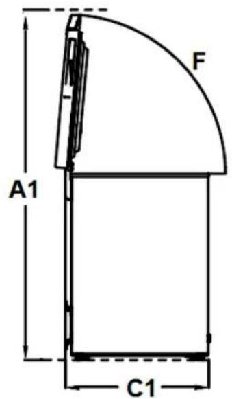 PKM GT300E - Space requirement - 4