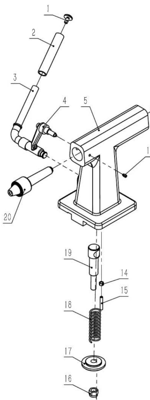 RIKON 70-150VSR - DIAGRAMME ET LISTE DES PIECES - 1