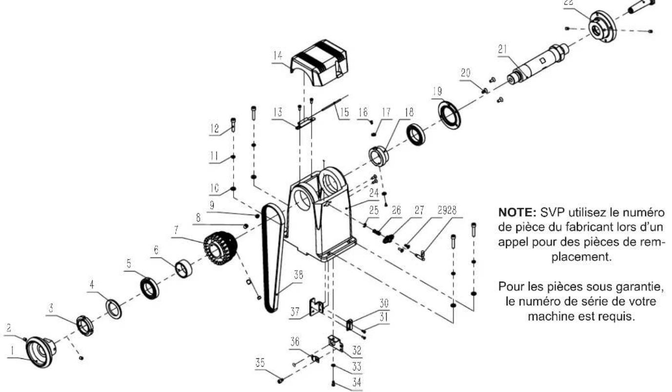 RIKON 70-150VSR - DIAGRAMME ET LISTE DES PIECES - 1