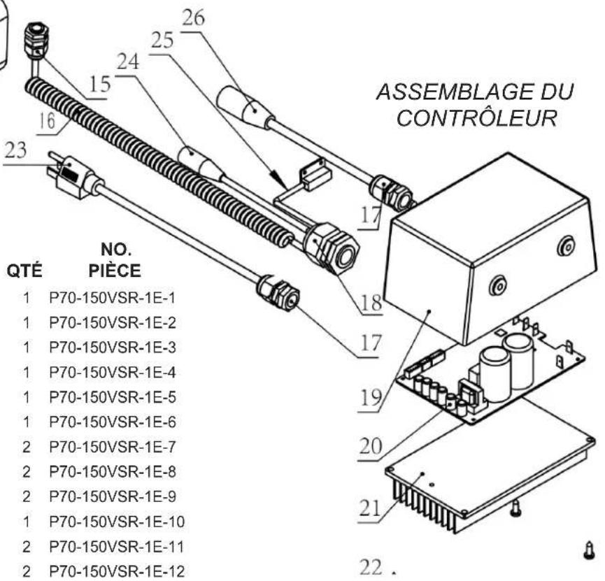 RIKON 70-1516VSR - DIAGRAMME ET LISTE DES PIÈCES - 2
