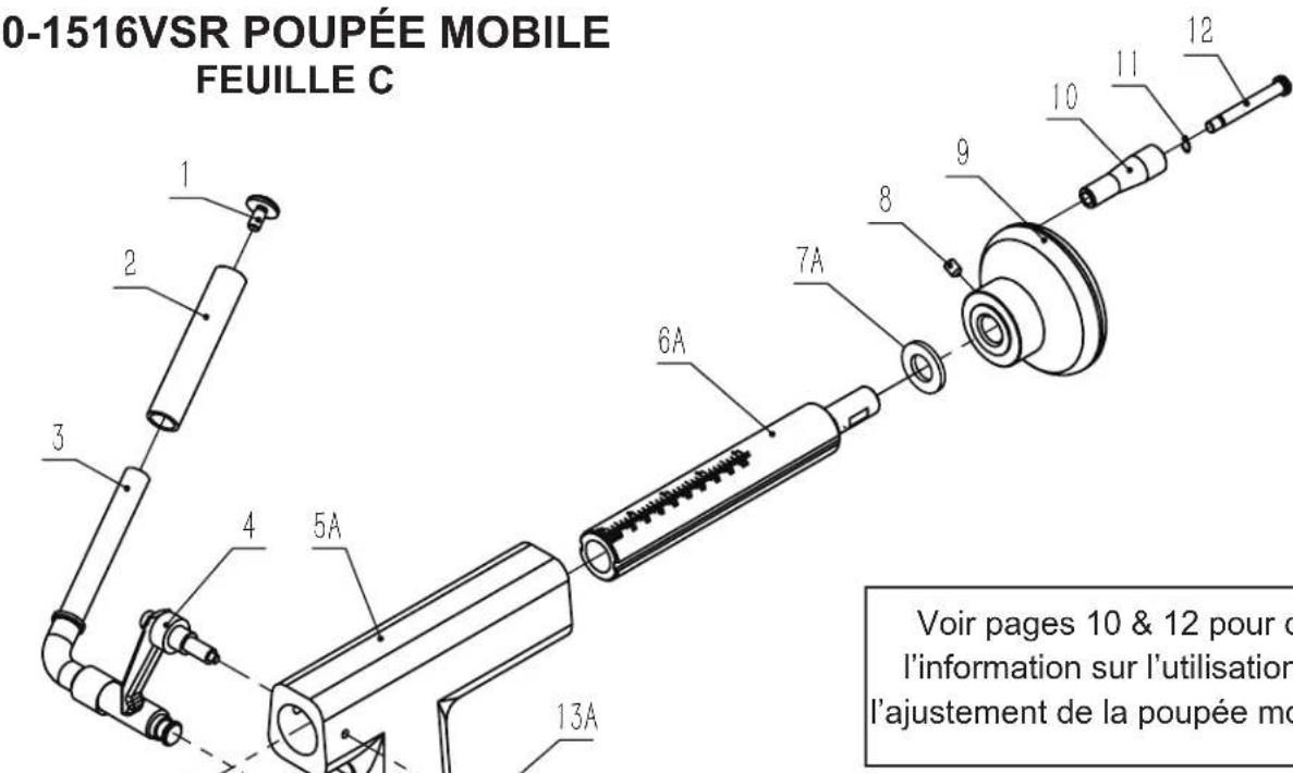 RIKON 70-1516VSR - DIAGRAMME ET LISTE DES PIÈCES - 1