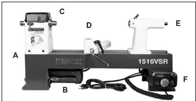 RIKON 70-1516VSR - LIST DES PIÈCES DÉTACHÉES - 1