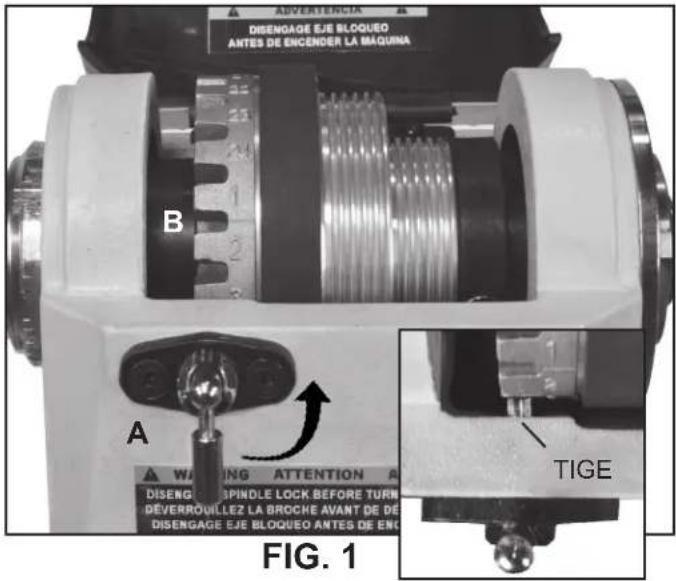 RIKON 70-1516VSR - CONTRÔLES DE LA POUPÉE FIXE - 1