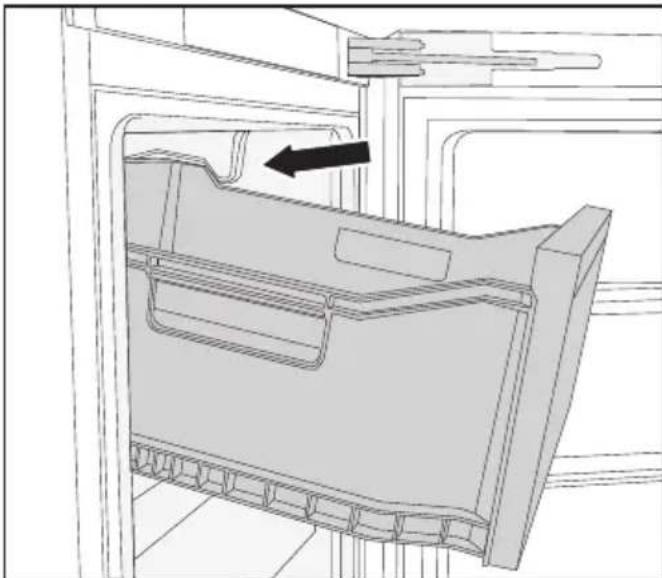 MIELE FN 4342 D - Basculer le tiroir supérieur - 1