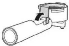 Emerio ES-131287 - Function of the filter retention clip - 1