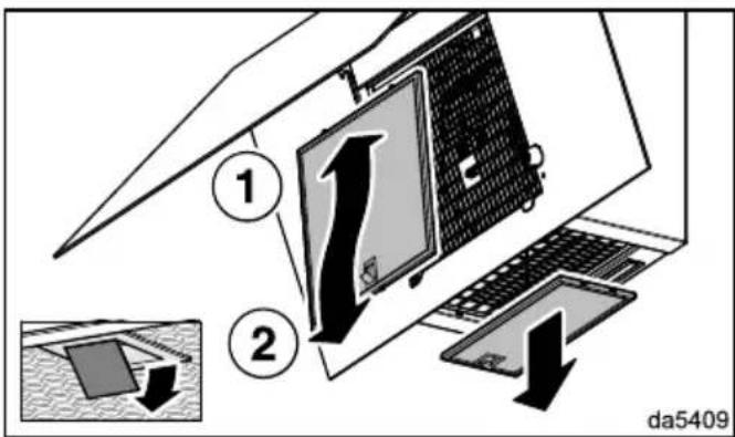 MIELE DAH 2960 Escala - Retrait du filtre à graisses - 1