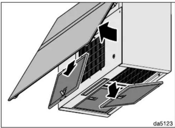 MIELE DA 9299 W Screen blbo - Retirer le filtre à graisses - 1