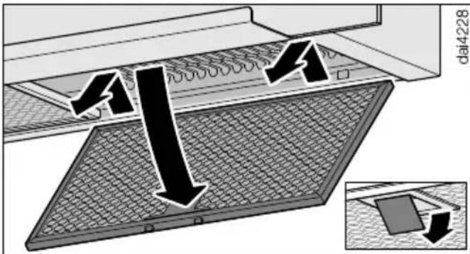 MIELE DA 9092 W Screen - Retirer le filtré àGRAisses - 1
