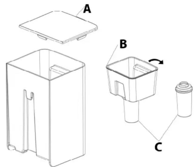 CASO HOT 7 - Austausch des Wasserfilters - 1