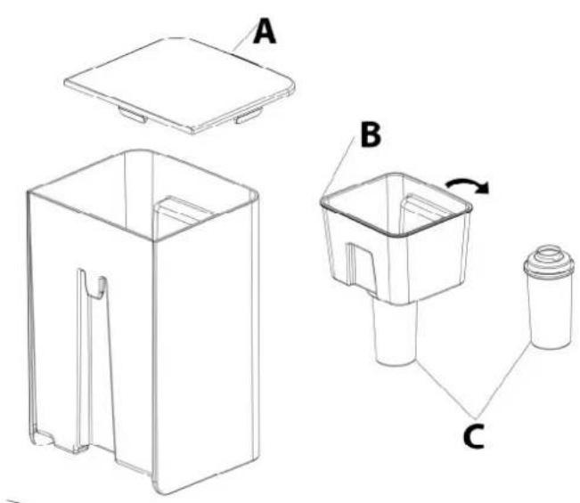 CASO HOT 7 - Replacing the waterfilter - 1