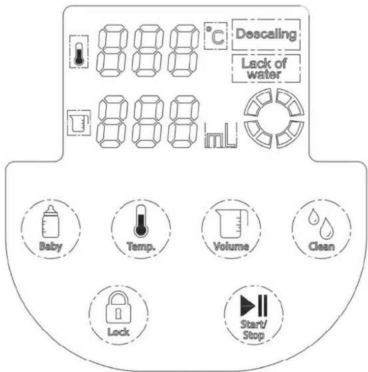 CASO HOT 7 - Control panel - 1