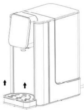 CASO HOT 7 - Water disposal from the drip tray - 1