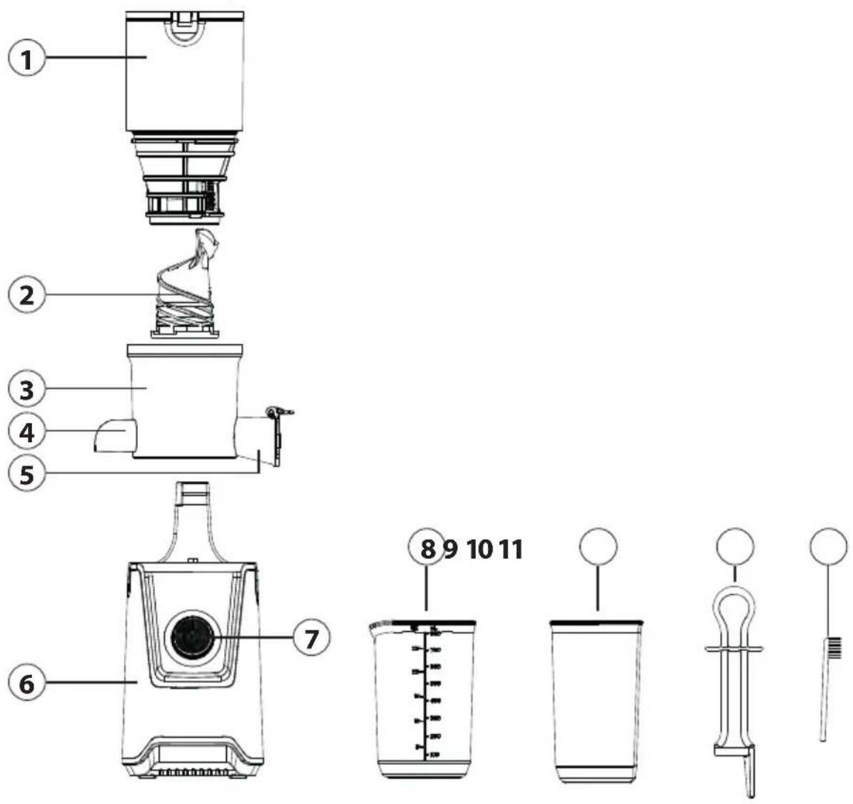CASO Juice Fit - Costruzione e funzione - 1