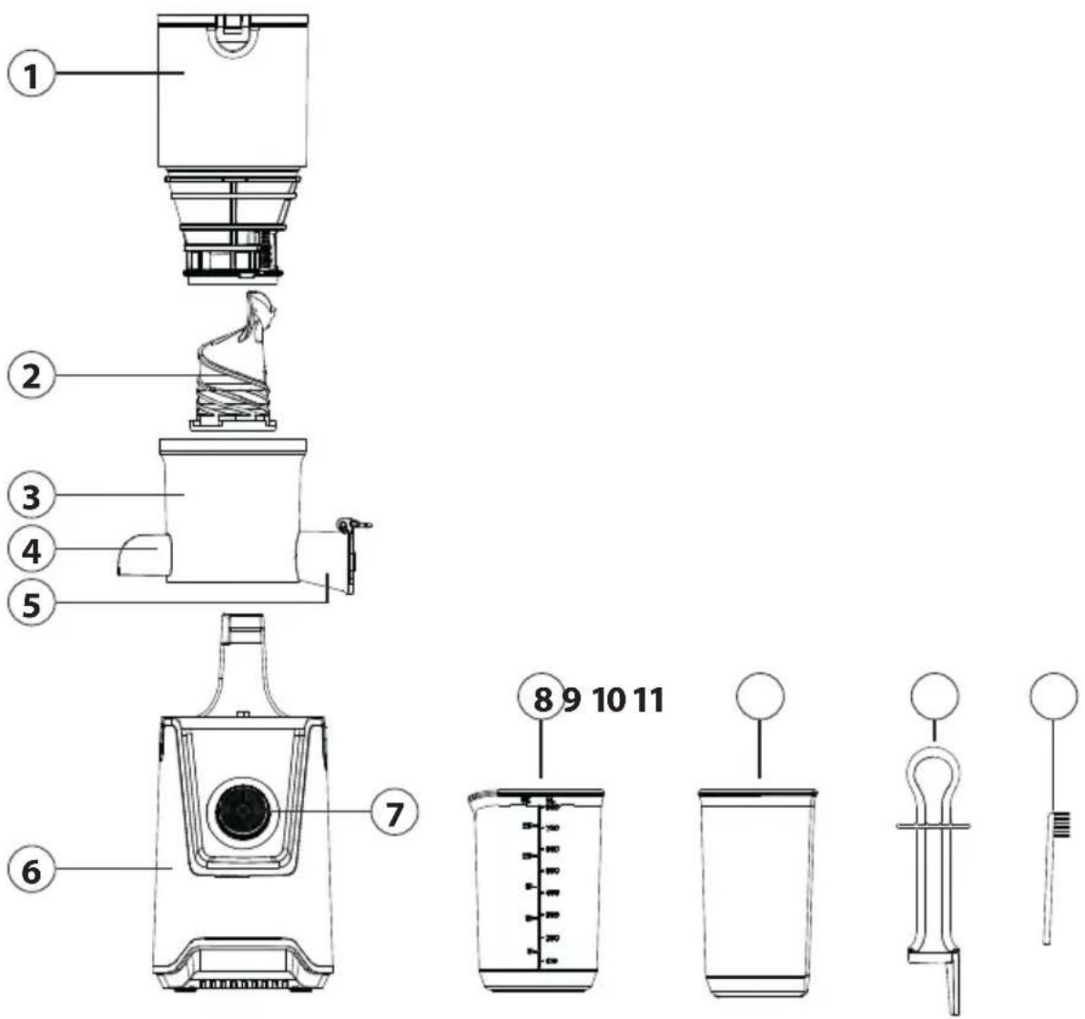 CASO Juice Fit - Structure et fonctionnement - 1