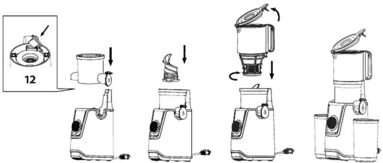 CASO Juice Fit - 2.3Zusammenbau - 1