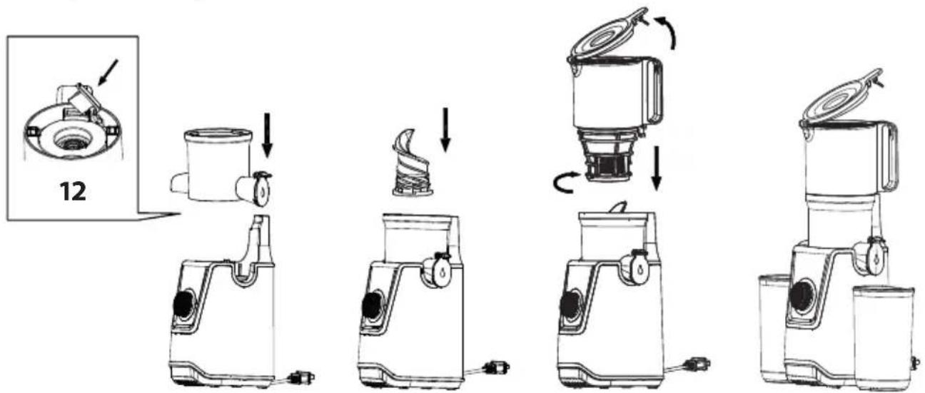 CASO Juice Fit - 2.3Hopmontering - 1