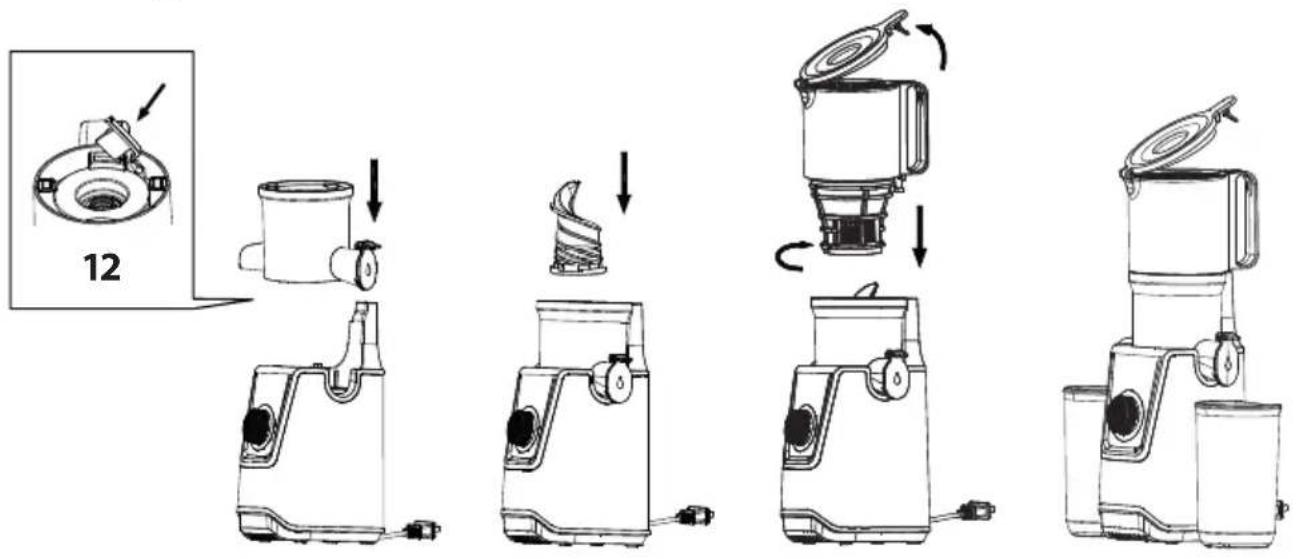CASO Juice Fit - 2.3Montagem - 1